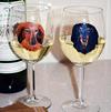 Hand Painted Wine Glasses